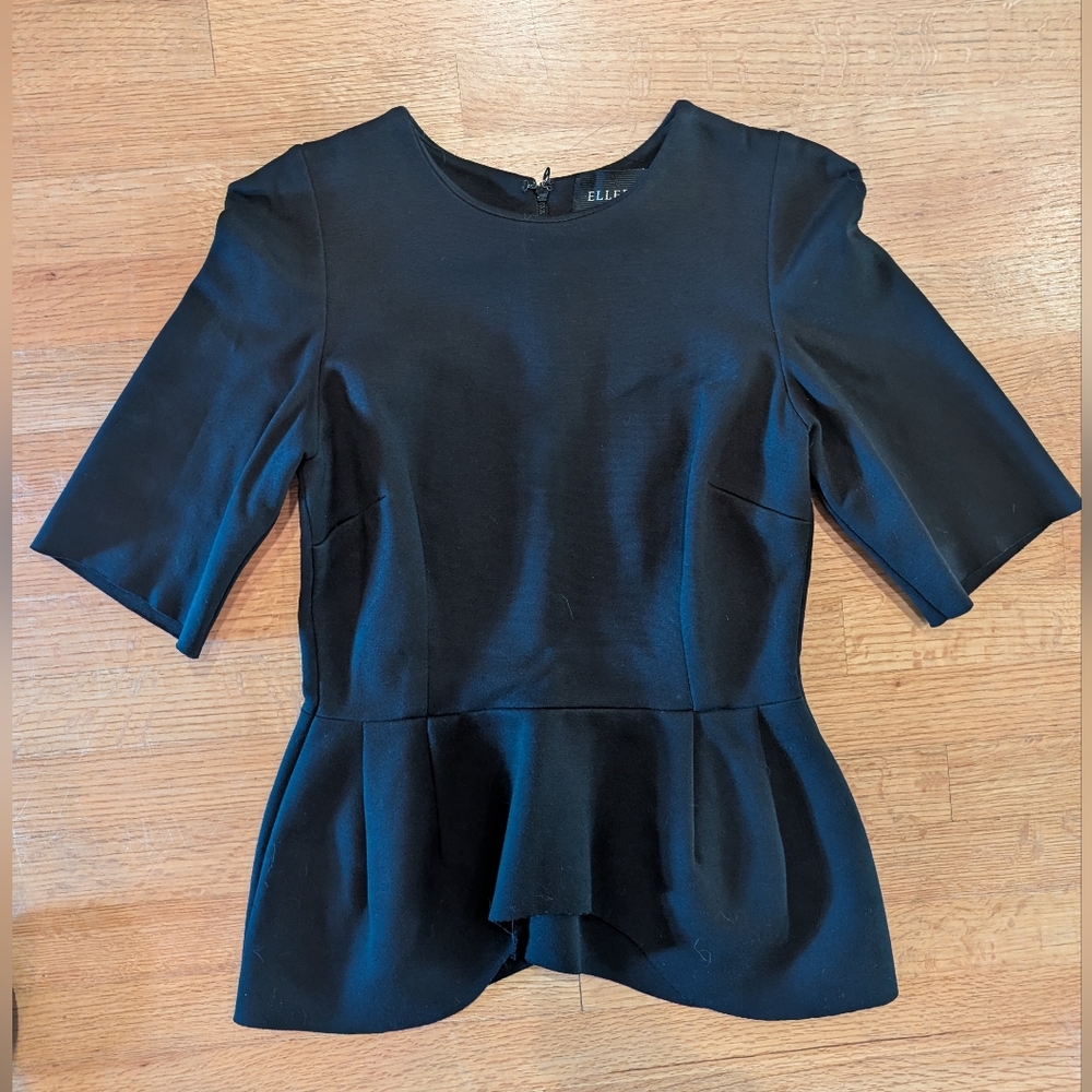 Ellery Structured Peplum Top